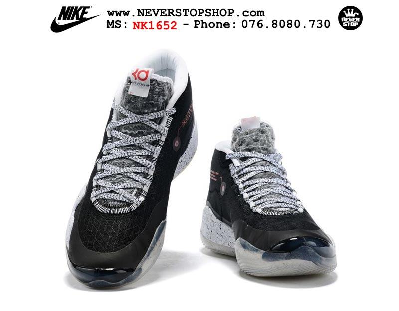 Giày bóng rổ NIKE KD 12 Black Cement hàng đẹp chuẩn sfake replica giá rẻ tốt nhất HCM