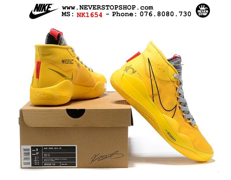 Giày bóng rổ NIKE KD 12 Bruce Lee Yellow hàng đẹp chuẩn sfake replica giá rẻ tốt nhất HCM