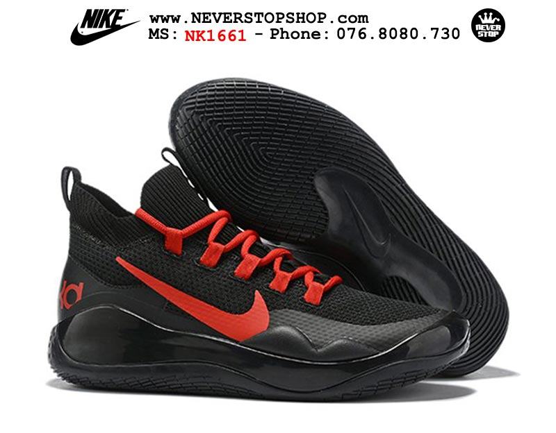 Giày bóng rổ NIKE KD 12 Black Red hàng đẹp chuẩn sfake replica giá rẻ tốt nhất HCM