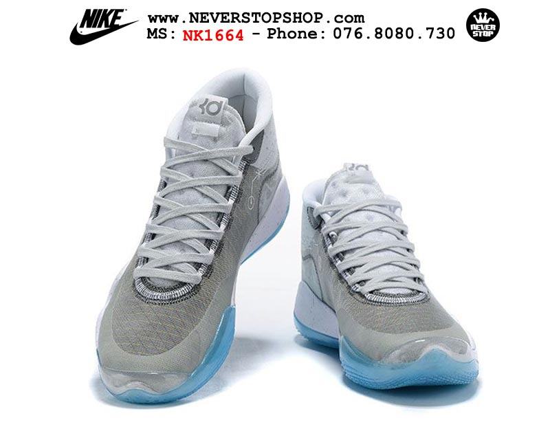 Giày bóng rổ NIKE KD 12 Grey Blue hàng đẹp chuẩn sfake replica giá rẻ tốt nhất HCM