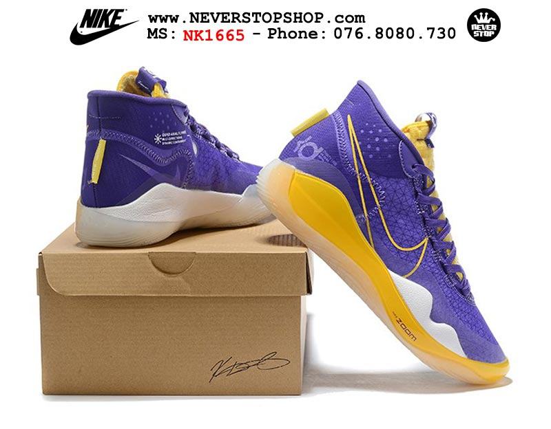 Giày bóng rổ NIKE KD 12 Lakers hàng đẹp chuẩn sfake replica giá rẻ tốt nhất HCM