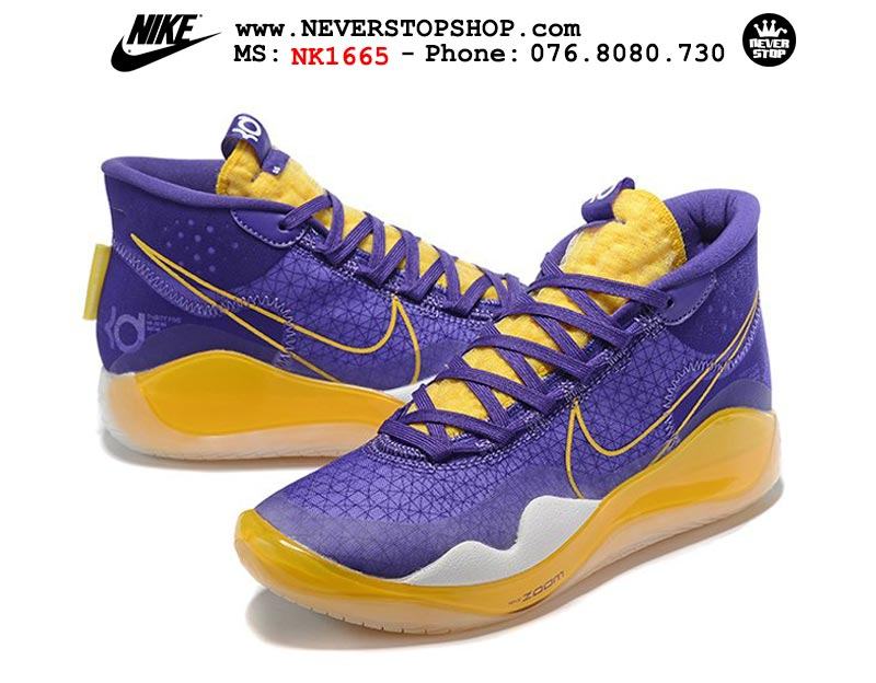 Giày bóng rổ NIKE KD 12 Lakers hàng đẹp chuẩn sfake replica giá rẻ tốt nhất HCM