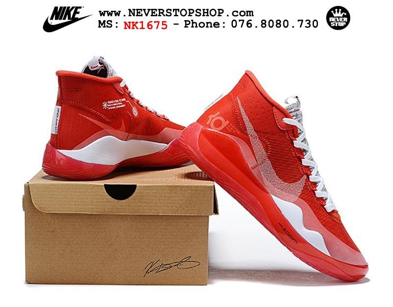Giày bóng rổ NIKE KD 12 Red hàng đẹp chuẩn sfake replica giá rẻ tốt nhất HCM