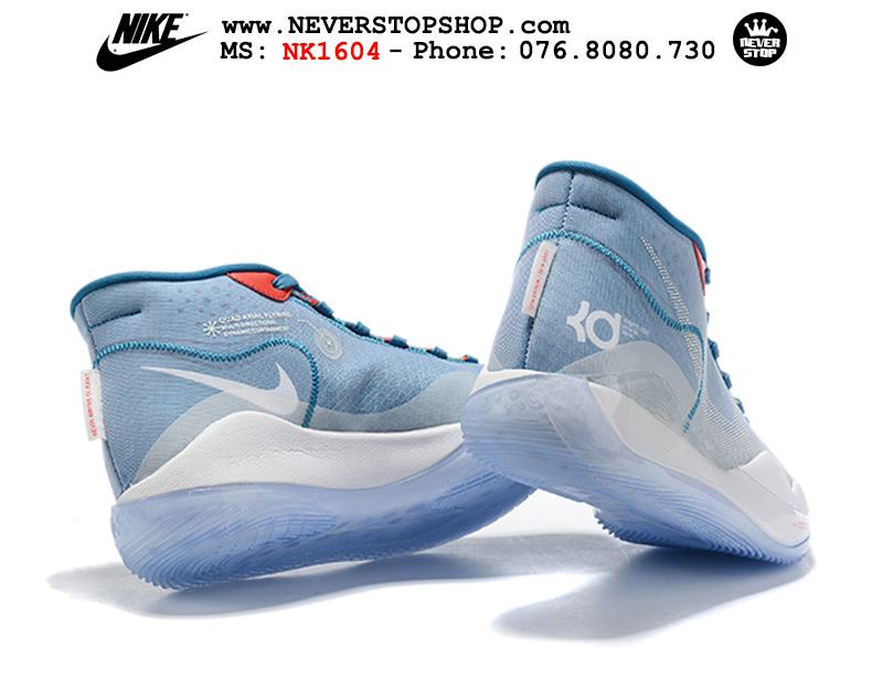 Giày bóng rổ NIKE KD 12 White Blue hàng đẹp chuẩn sfake replica giá rẻ tốt nhất HCM