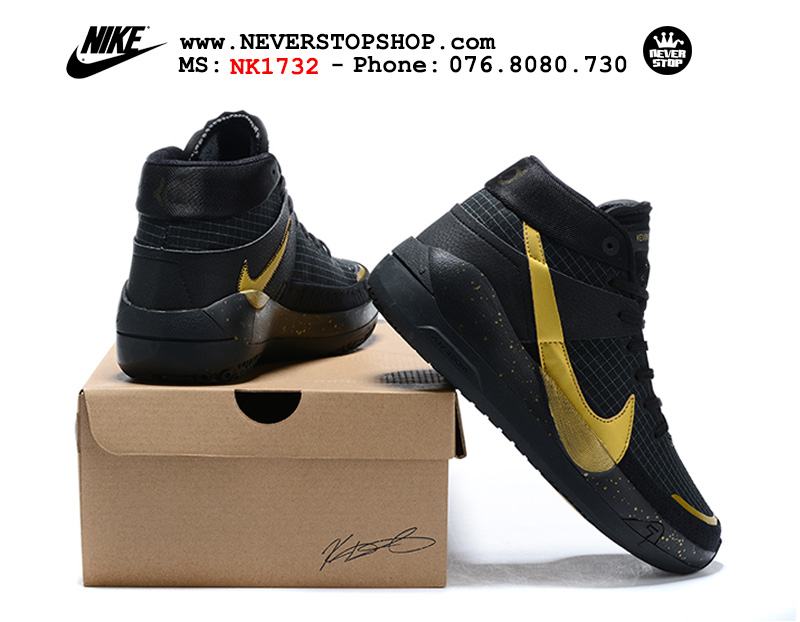 Giày bóng rổ NIKE KD 13 Black Gold hàng đẹp chuẩn sfake replica giá rẻ tốt nhất HCM