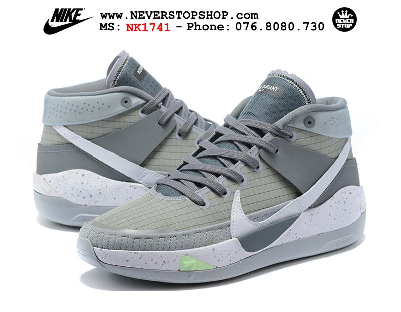 Giày bóng rổ NIKE KD 13 Cool Grey hàng đẹp chuẩn sfake replica giá rẻ tốt nhất HCM