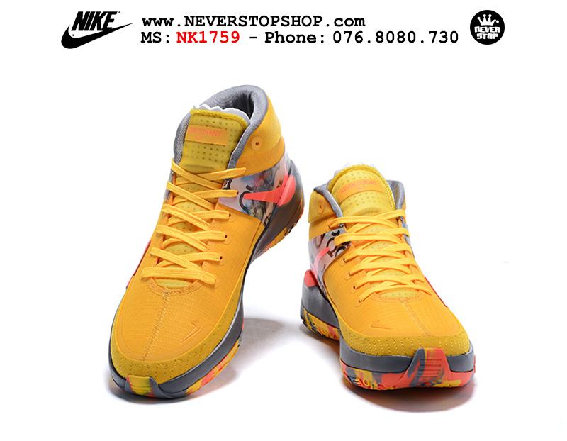 Giày bóng rổ NIKE KD 13 Yellow Grey hàng đẹp chuẩn sfake replica giá rẻ tốt nhất HCM