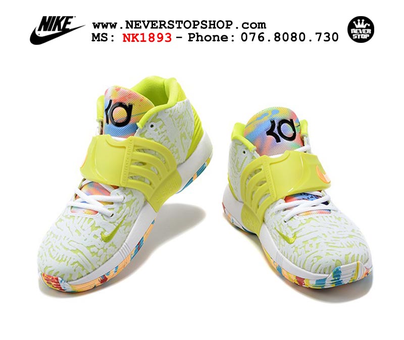 Giày Nike KD 14 Xanh Lá Trắng bóng rổ nam hàng đẹp sfake replica 1:1 giá rẻ tại NeverStop Sneaker Shop Quận 3 HCM
