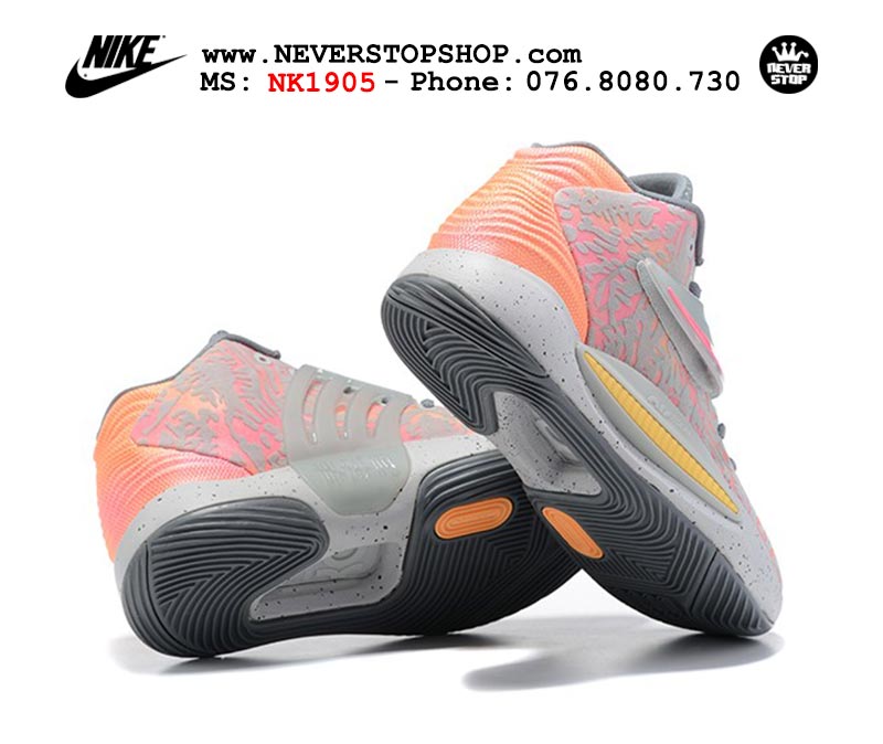 Giày Nike KD 14 Hồng Xám bóng rổ nam hàng đẹp sfake replica 1:1 giá rẻ tại NeverStop Sneaker Shop Quận 3 HCM