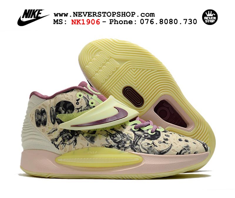 Giày Nike KD 14 Xanh Đen bóng rổ nam hàng đẹp sfake replica 1:1 giá rẻ tại NeverStop Sneaker Shop Quận 3 HCM
