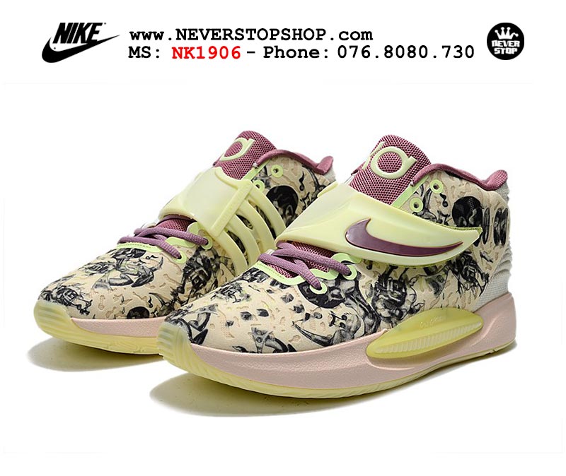 Giày Nike KD 14 Xanh Đen bóng rổ nam hàng đẹp sfake replica 1:1 giá rẻ tại NeverStop Sneaker Shop Quận 3 HCM