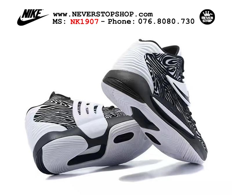 Giày Nike KD 14 Đen Trắng bóng rổ nam hàng đẹp sfake replica 1:1 giá rẻ tại NeverStop Sneaker Shop Quận 3 HCM