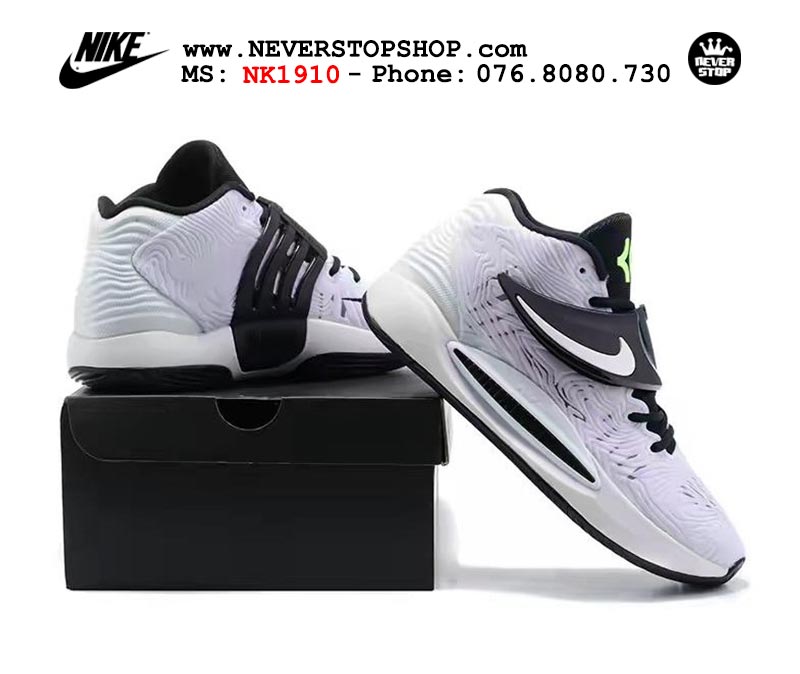 Giày Nike KD 14  Trắng Đen bóng rổ nam hàng đẹp sfake replica 1:1 giá rẻ tại NeverStop Sneaker Shop Quận 3 HCM