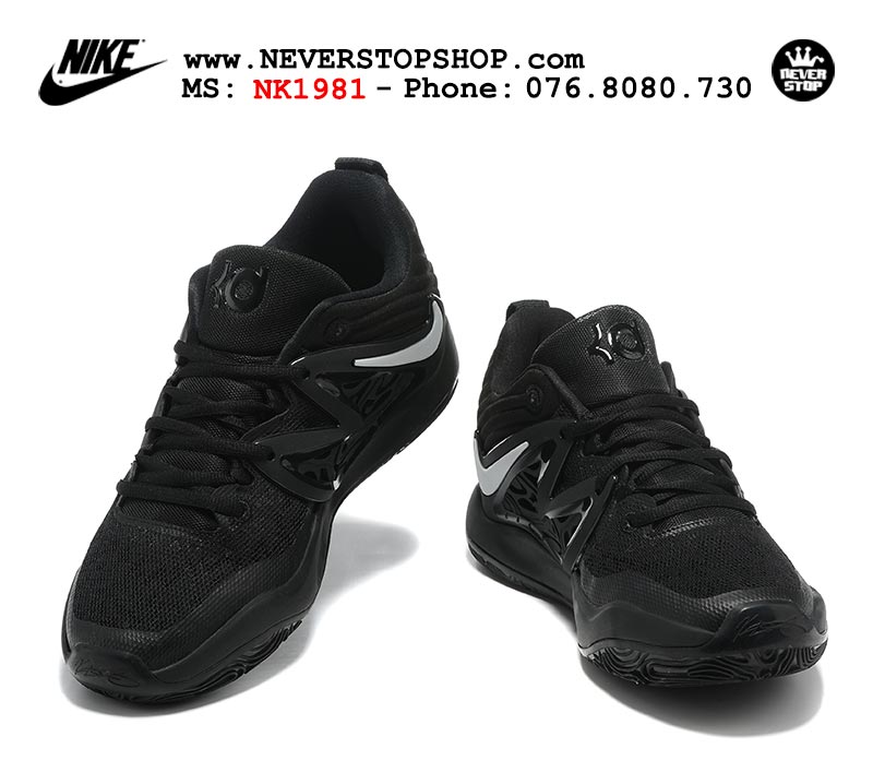 Giày bóng rổ nam Nike KD 15 Đen Full bản đẹp chuẩn replica 1:1 authentic giá rẻ tại NeverStop Sneaker Shop Quận 3 HCM