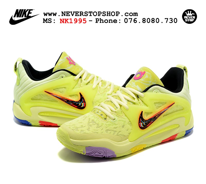 Giày bóng rổ nam Nike KD 15 Xanh Lá bản đẹp chuẩn replica 1:1 authentic giá rẻ tại NeverStop Sneaker Shop Quận 3 HCM