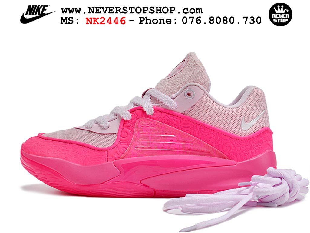 Giày bóng rổ nam Nike KD 16 Hồng Tím bản đẹp chuẩn replica 1:1 authentic giá rẻ tại NeverStop Sneaker Shop Quận 3 HCM