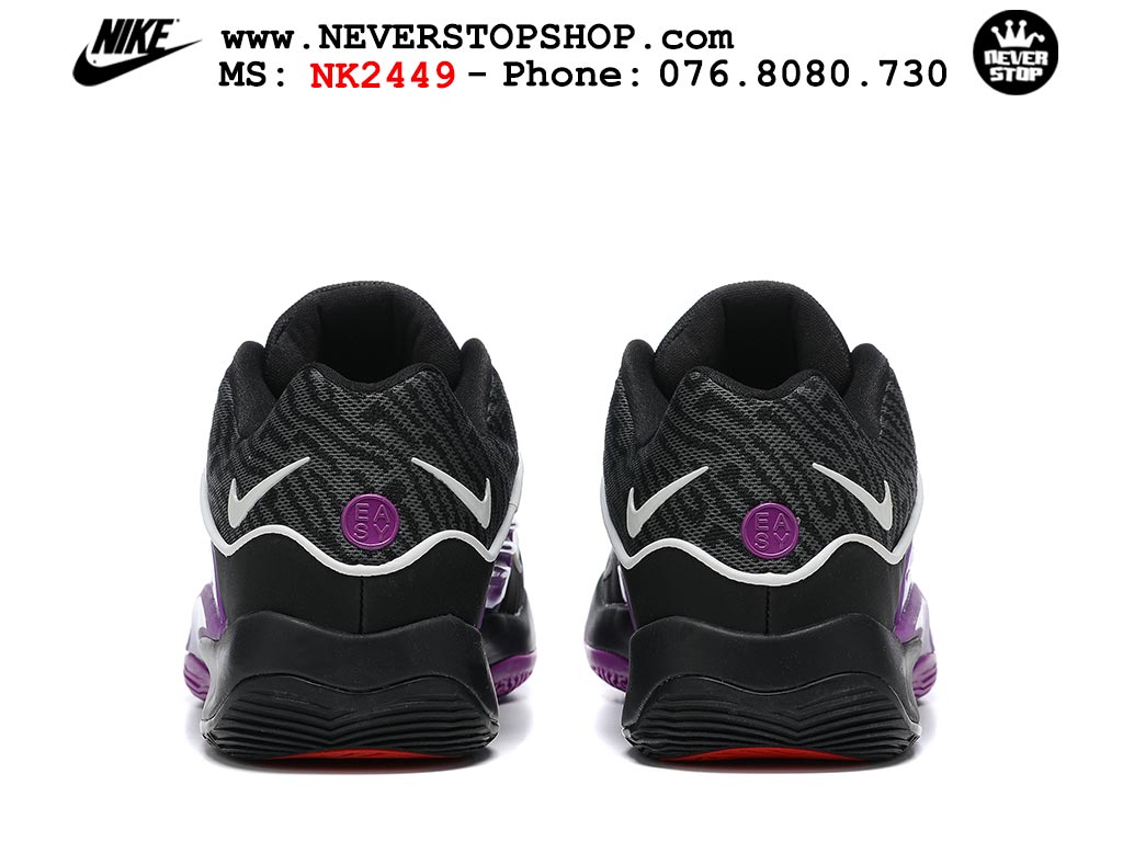 Giày bóng rổ nam Nike KD 16 Đen Tím bản đẹp chuẩn replica 1:1 authentic giá rẻ tại NeverStop Sneaker Shop Quận 3 HCM
