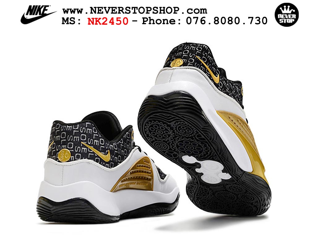 Giày bóng rổ nam Nike KD 16 Vàng Trắng bản đẹp chuẩn replica 1:1 authentic giá rẻ tại NeverStop Sneaker Shop Quận 3 HCM