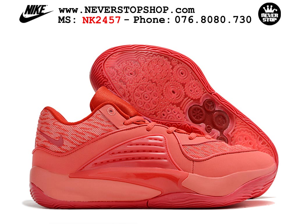 Giày bóng rổ nam Nike KD 16 Đỏ bản đẹp chuẩn replica 1:1 authentic giá rẻ tại NeverStop Sneaker Shop Quận 3 HCM