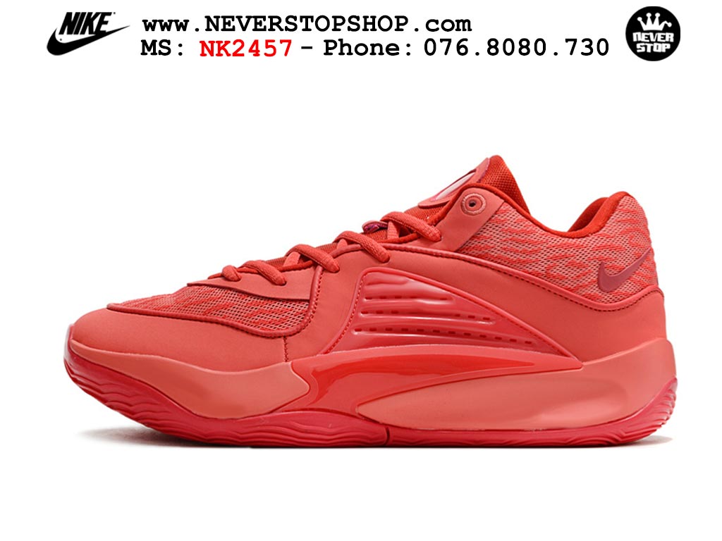 Giày bóng rổ nam Nike KD 16 Đỏ bản đẹp chuẩn replica 1:1 authentic giá rẻ tại NeverStop Sneaker Shop Quận 3 HCM