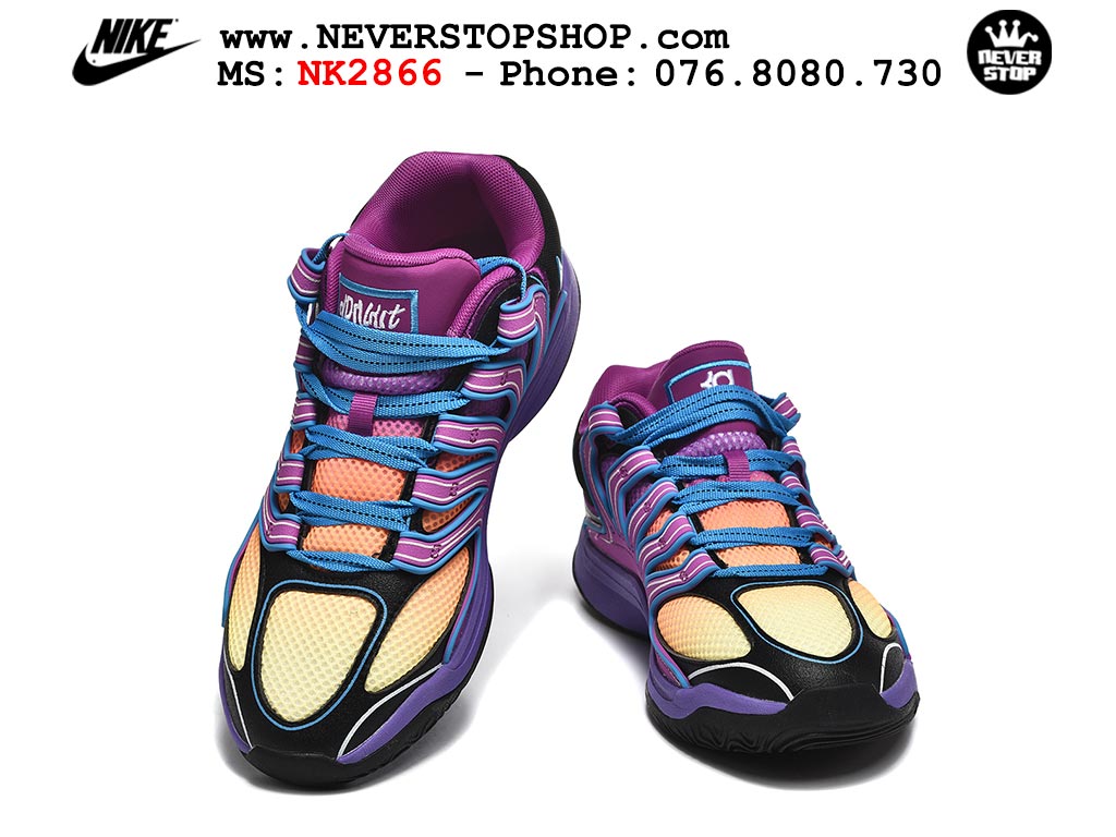 Giày bóng rổ nam Nike KD 18 Tím Đen bản best quality đẹp chuẩn replica 1:1 authentic giá rẻ tại NeverStop Sneaker Shop Quận 3 HCM