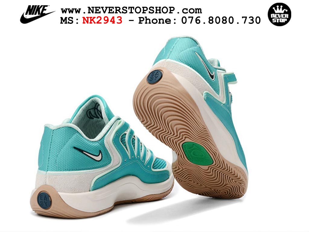 Giày bóng rổ cổ thấp NIKE KD 18 WANDA PRATT tích hợp full Air Zoom hàng chuẩn replica 1:1 siêu cấp, giá rẻ tốt nhất quận 3 HCM tại NeverStop Sneaker Shop Giày bóng rổ nam Nike KD 18 Xanh Ngọc Trắng bản best quality đẹp chuẩn replica 1:1 authentic giá rẻ tại NeverStop Sneaker Shop Quận 3 HCM