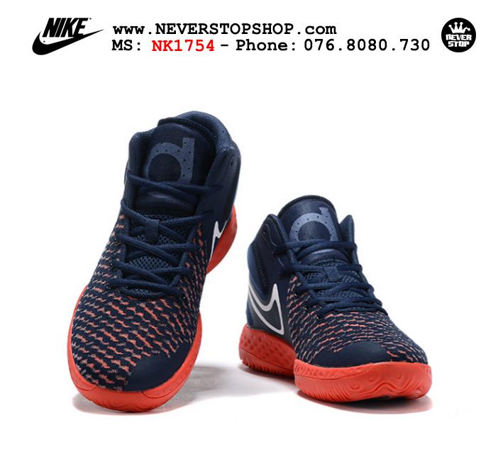 Giày bóng rổ Nike KD Trey 5 VIII Đỏ Xanh hàng chuẩn replica chuyên outdoor giá tốt HCM