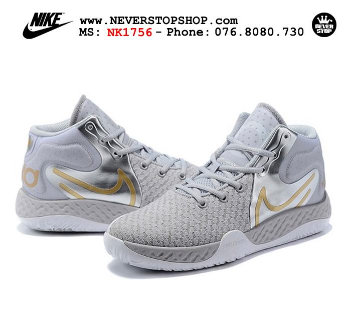 Giày bóng rổ Nike KD Trey 5 VIII Xám Bạc hàng chuẩn replica chuyên outdoor giá tốt HCM