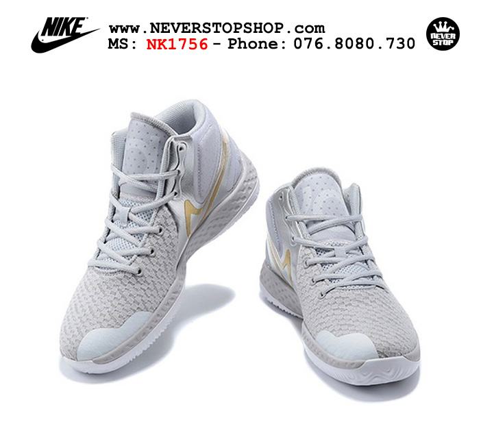 Giày bóng rổ Nike KD Trey 5 VIII Xám Bạc hàng chuẩn replica chuyên outdoor giá tốt HCM