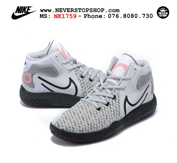 Giày bóng rổ Nike KD Trey 5 VIII Xám Đen hàng chuẩn replica chuyên outdoor giá tốt HCM