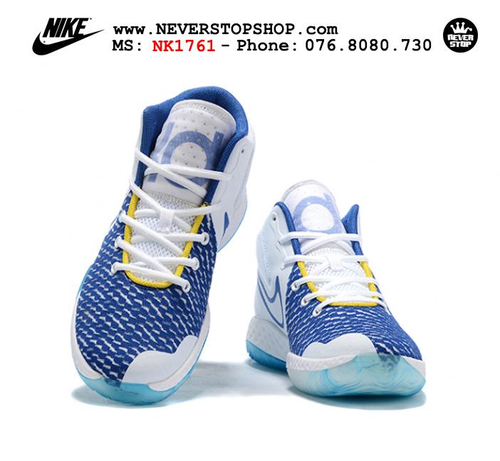 Giày bóng rổ Nike KD Trey 5 VIII Trắng Xanh hàng chuẩn replica chuyên outdoor giá tốt HCM