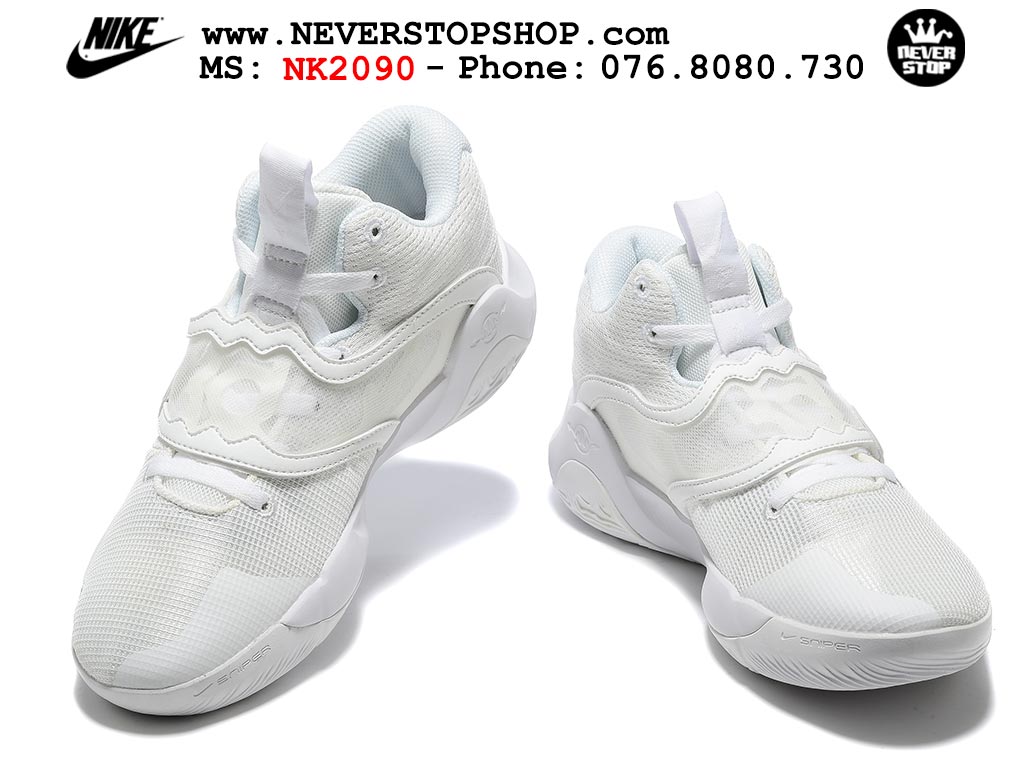 Giày bóng rổ nam Nike KD Trey 5 X Trắng Full bản đẹp chuẩn replica 1:1 authentic giá rẻ tại NeverStop Sneaker Shop Hồ Chí Minh