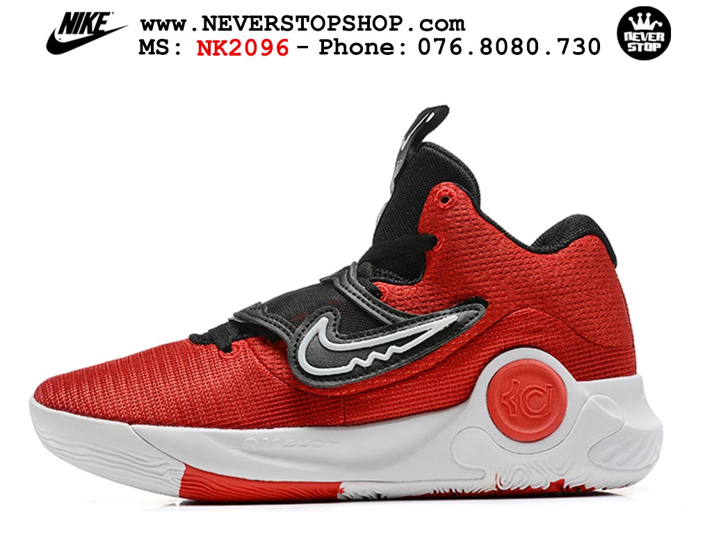 Giày bóng rổ nam Nike KD Trey 5 X Đỏ Đen bản đẹp chuẩn replica 1:1 authentic giá rẻ tại NeverStop Sneaker Shop Hồ Chí Minh