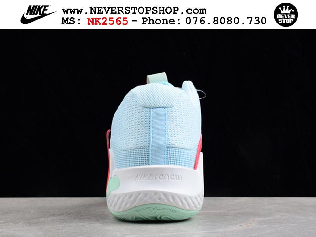 Giày bóng rổ nam Nike KD Trey 5 X Xanh Dương Đỏ bản đẹp chuẩn replica 1:1 authentic giá rẻ tại NeverStop Sneaker Shop Hồ Chí Minh