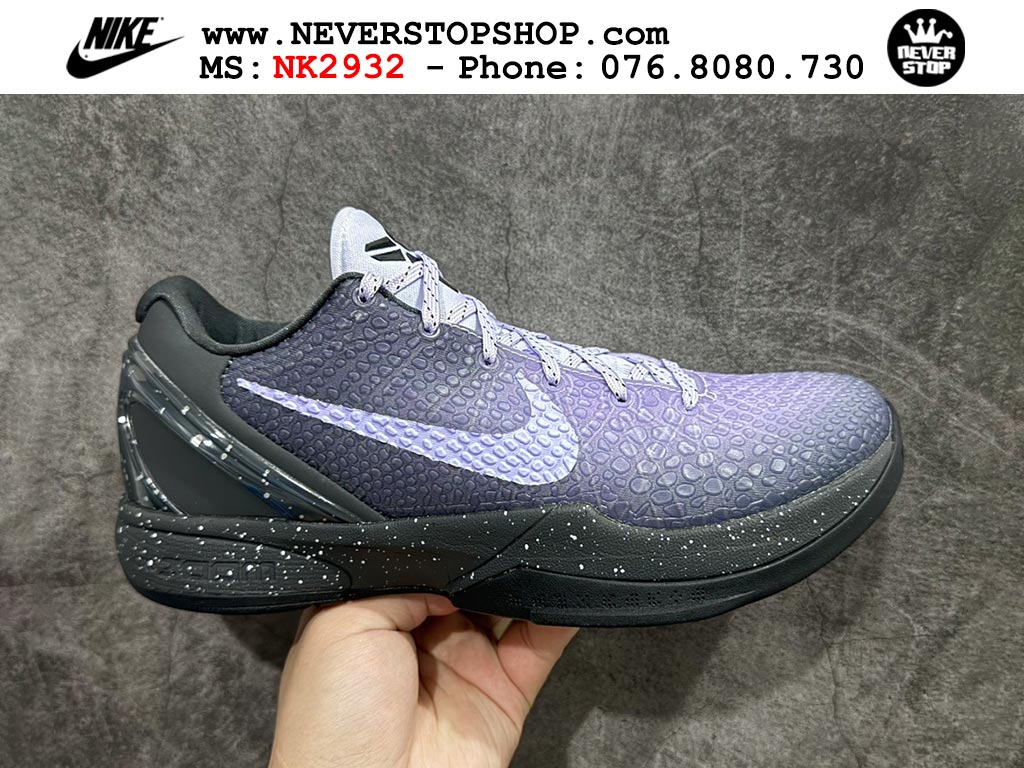 Giày bóng rổ NIKE KOBE 6 EYBL cổ thấp hàng chuẩn replica 1:1 like auth, giá rẻ tốt nhất quận 3 HCM tại NeverStop Sneaker Shop Giày bóng rổ nam nữ Nike Kobe 6 Đen Xanh Dương hàng đẹp replica 1:1 best quality giá rẻ tại NeverStop Sneaker Shop Quận 3 HCM