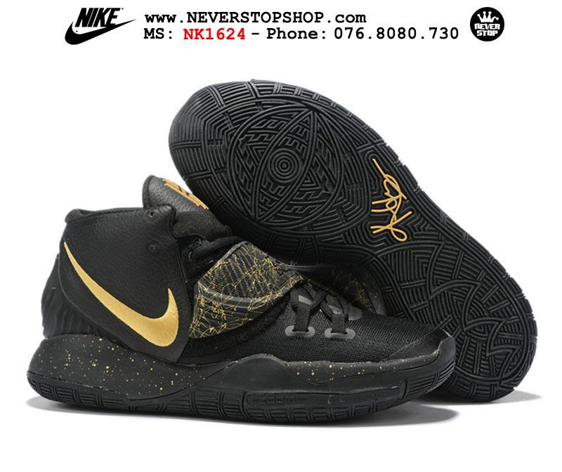 Giày bóng rổ Nike Kyrie 6 Black Gold hàng đẹp chuẩn sfake replica giá rẻ tốt nhất HCM
