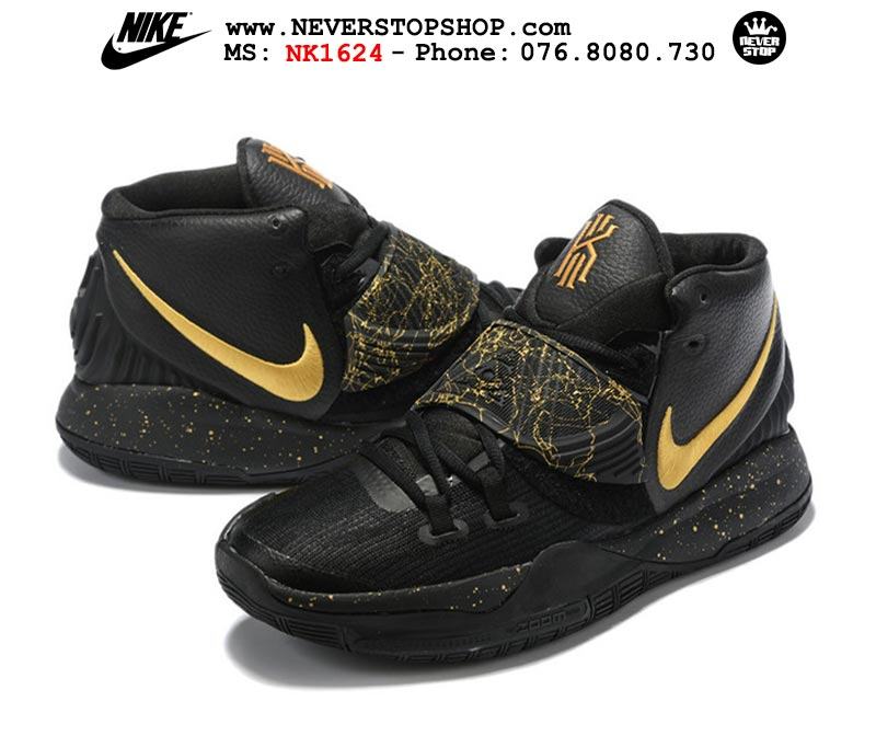 Giày bóng rổ Nike Kyrie 6 Black Gold hàng đẹp chuẩn sfake replica giá rẻ tốt nhất HCM