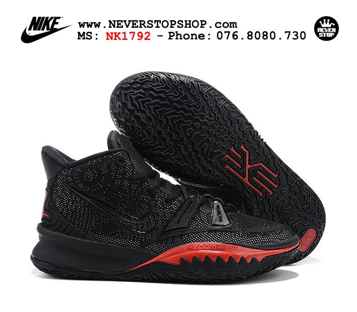 Giày bóng rổ Nike Kyrie 7 Đen Đỏ cổ cao hàng chuẩn sfake replica chuyên outdoor indoor giá tốt HCM