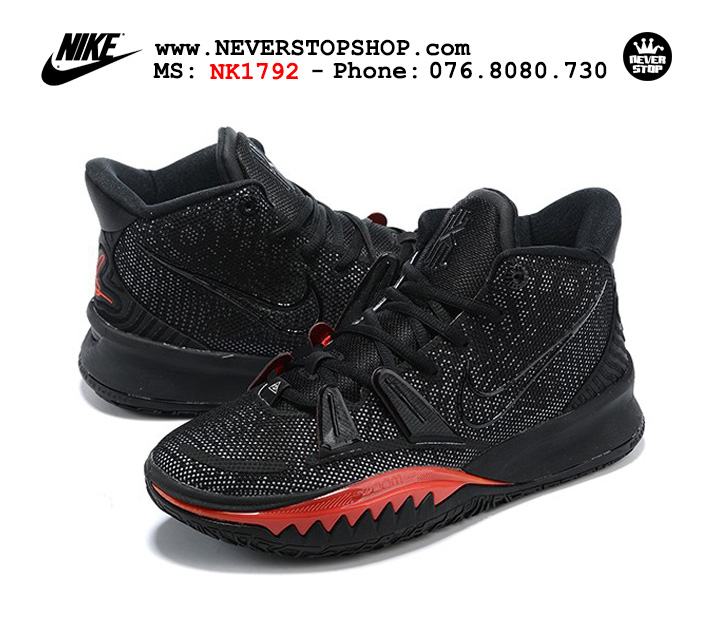 Giày bóng rổ Nike Kyrie 7 Đen Đỏ cổ cao hàng chuẩn sfake replica chuyên outdoor indoor giá tốt HCM