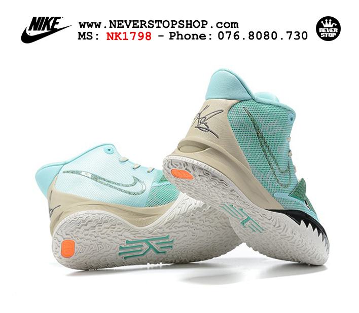 Giày bóng rổ Nike Kyrie 7 Xanh Mint cổ cao hàng chuẩn sfake replica chuyên outdoor indoor giá tốt HCM