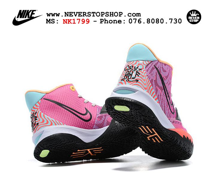Giày bóng rổ Nike Kyrie 7 Hồng Tím cổ cao hàng chuẩn sfake replica chuyên outdoor indoor giá tốt HCM