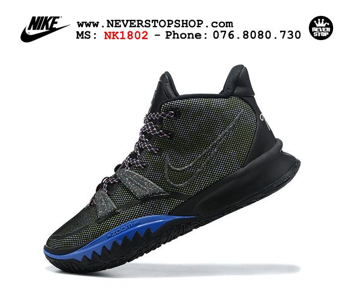 Giày bóng rổ Nike Kyrie 7 Đen Xanh cổ cao hàng chuẩn sfake replica chuyên outdoor indoor giá tốt HCM