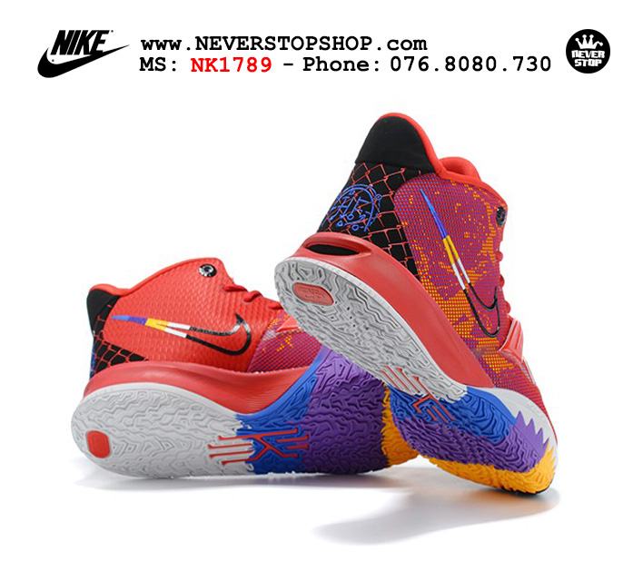 Giày bóng rổ Nike Kyrie 7 Đỏ cổ cao hàng chuẩn sfake replica chuyên outdoor indoor giá tốt HCM