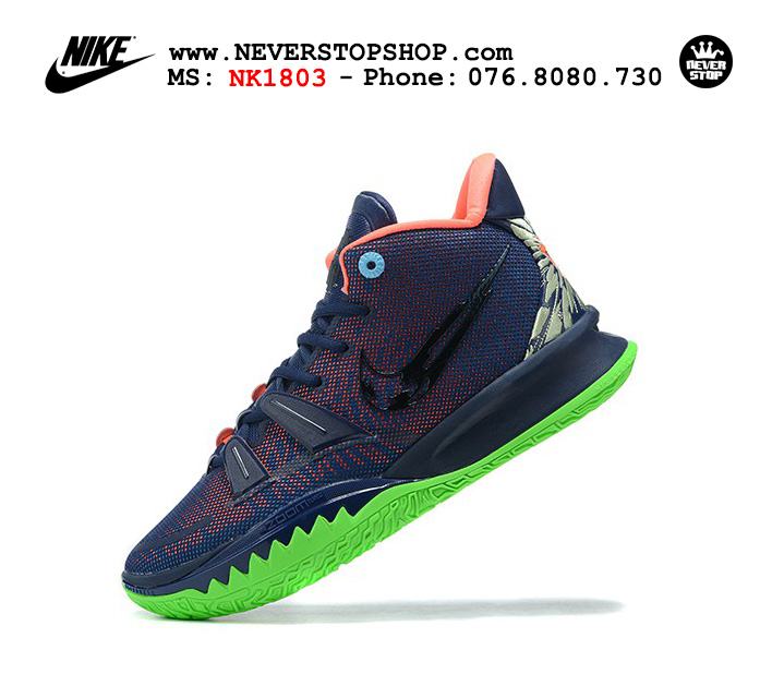 Giày bóng rổ Nike Kyrie 7 Xanh Navy cổ cao hàng chuẩn sfake replica chuyên outdoor indoor giá tốt HCM