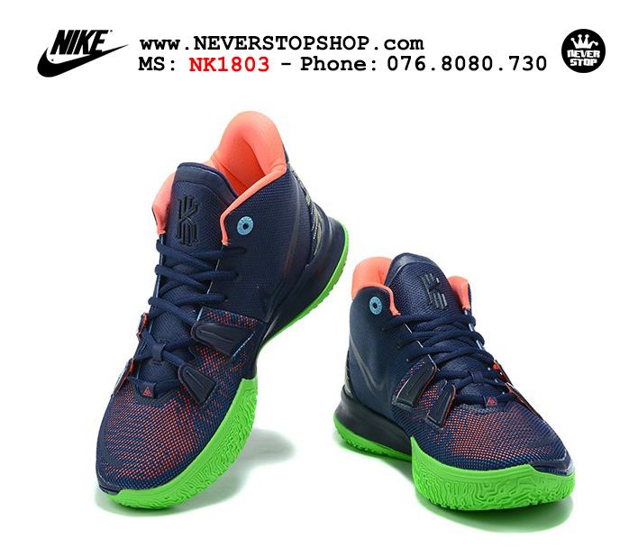 Giày bóng rổ Nike Kyrie 7 Xanh Navy cổ cao hàng chuẩn sfake replica chuyên outdoor indoor giá tốt HCM