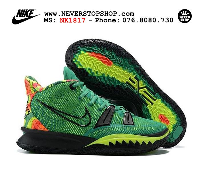 Giày bóng rổ Nike Kyrie 7 Xanh Lá cổ cao hàng chuẩn sfake replica chuyên outdoor indoor giá tốt HCM