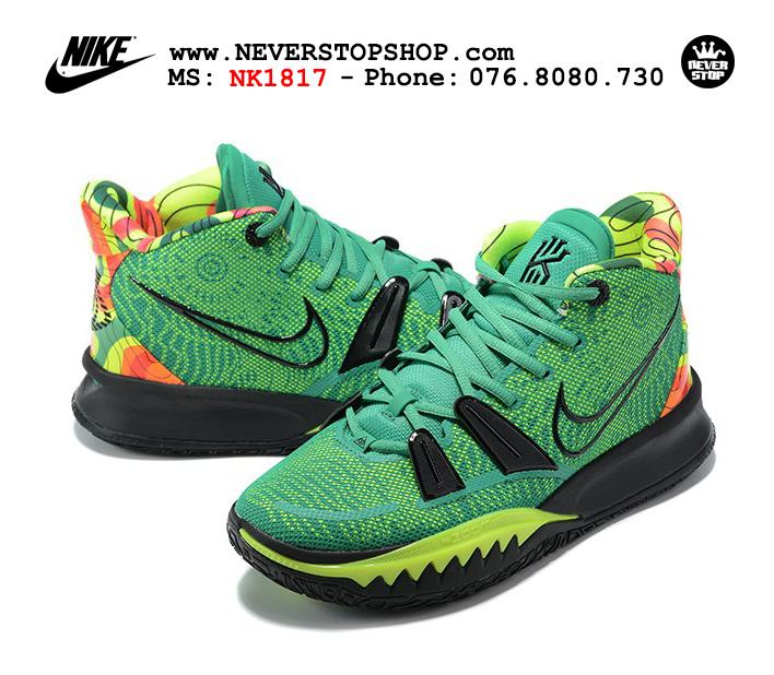 Giày bóng rổ Nike Kyrie 7 Xanh Lá cổ cao hàng chuẩn sfake replica chuyên outdoor indoor giá tốt HCM