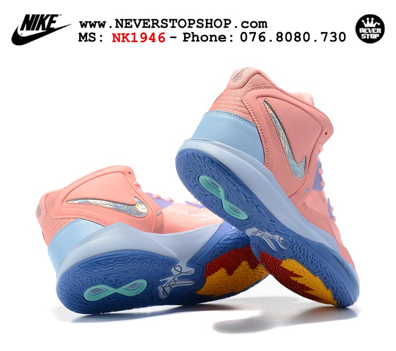 Giày Nike Kyrie 8 Hồng Xanh bóng rổ nam hàng đẹp replica sfake giá rẻ tại NeverStop Sneaker Shop Quận 3 HCM
