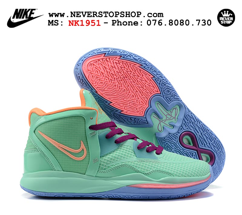 Giày Nike Kyrie 8 Xanh Lá  bóng rổ nam hàng đẹp replica sfake giá rẻ tại NeverStop Sneaker Shop Quận 3 HCM