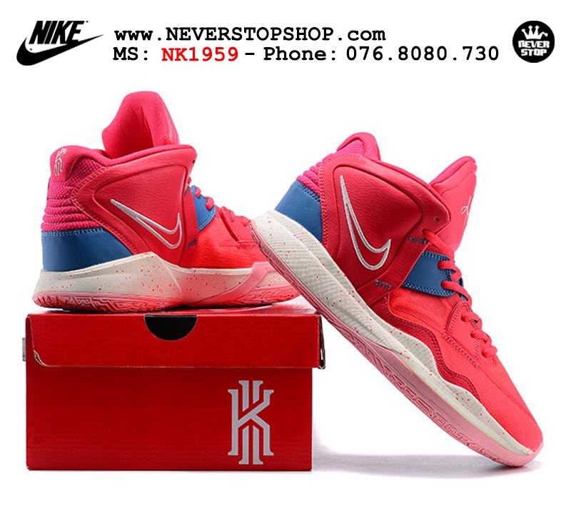 Giày Nike Kyrie 8 Đỏ Xanh bóng rổ nam hàng đẹp replica sfake giá rẻ tại NeverStop Sneaker Shop Quận 3 HCM